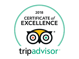 Certificat d'Excellence TripAdvisor 2018
